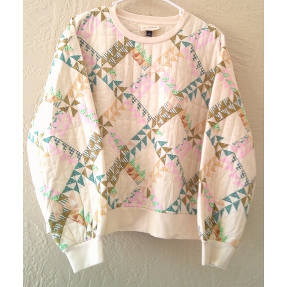 Universal Thread Jackets & Blazers - Women's XL Quilted Geometric Button Down Square Patterned Jacket